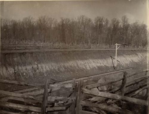 Boulder line- B and O cut between Darley's bridge and carpenter station