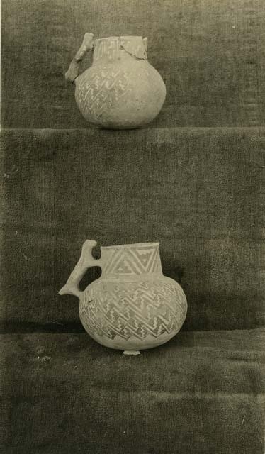 Black and white ware pitchers from Heister collection