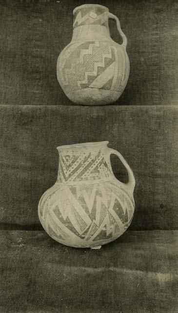 Black and white ware pitchers from Heister collection