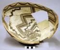 Early modern Hopi polychrome pottery bowl