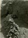 Flint ridge at the Hazlett mound.