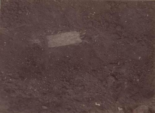 View of copper plate in Mica Mound.