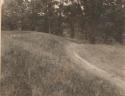 Northern "horn" of Serpent showing junction with base of heard, looking west.