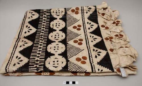 Masi bark cloth ceremonial skirt