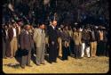 Fransfontein indaba, group of men standing with Colonel Hoogenhout and John Neser