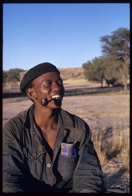 Matthew Romanageng Mathabathe, an expedition member, portrait