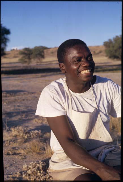 Edward Mutihimuno, assistant cook for the expedition, portrait