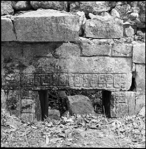 Structure 3B1 hieroglyphic door at Sayil