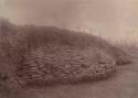 Wall on the north side of Whittlesey Mound