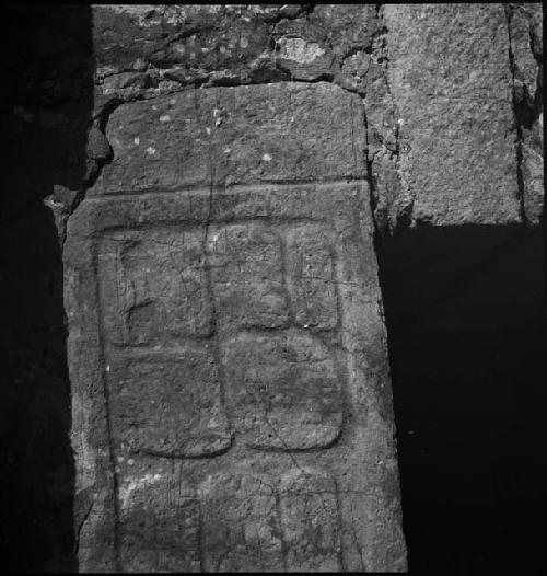 Front of Monjas Lintel VII at Chichen Itza