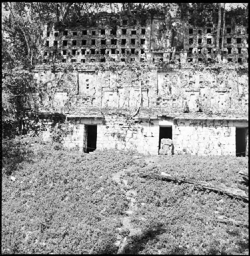 Front of Structure 33 at Yaxchilan