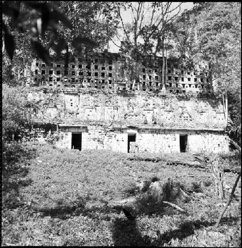 Front of Structure 33 at Yaxchilan