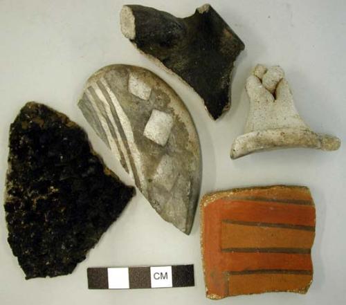 Ceramic sherds, multiple vessels