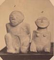 Male and female human figurines