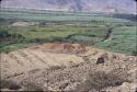 View from top of huaca, Falda Cerro Orejas (K3955), Moche Valley