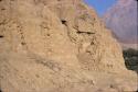 Adobe construction at Huaca Santo Domingo, Moche Valley