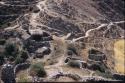 General view of stone walls and fort of the site Karapaico (U9563), Moche Valley