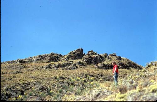 General view of the area at the site of Pinit (U2343), Moche Valley