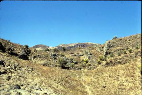 General view of the area at the site of Pinit (U2343), Moche Valley