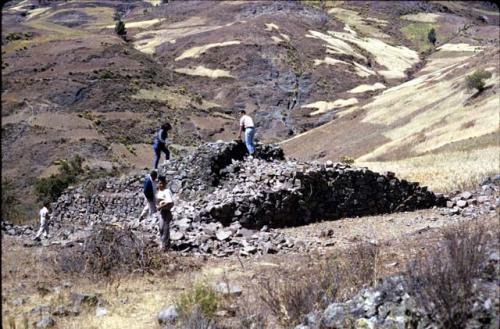 General view of the area at the site of Pinit (U2343), Moche Valley