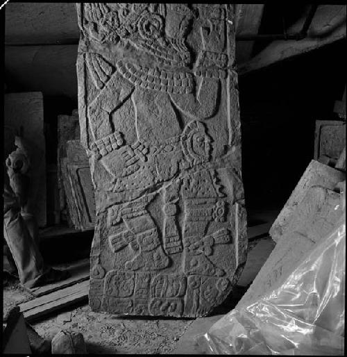 Cast of Stela from Xcorralche