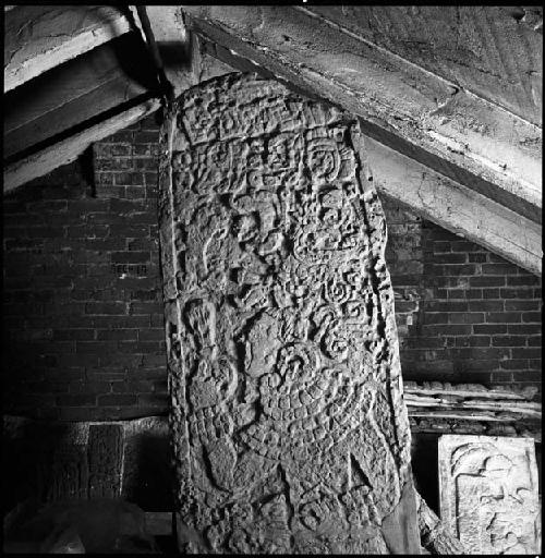 Plaster cast of stela from Xcorralche