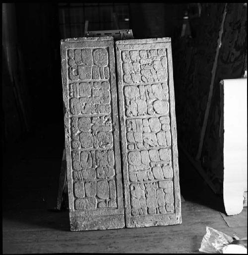 Cast of Monjas Lintel 3 at Chichen Itza