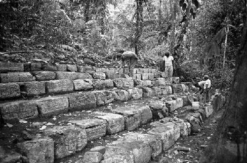 Hieroglyphic Stairway 1 of Structure 5 at Yaxchilan