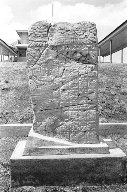 Stela 1 at Tres Islas