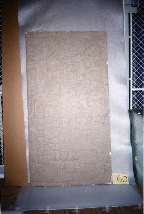 Cast of part of Temple of the Foliated Cross; left