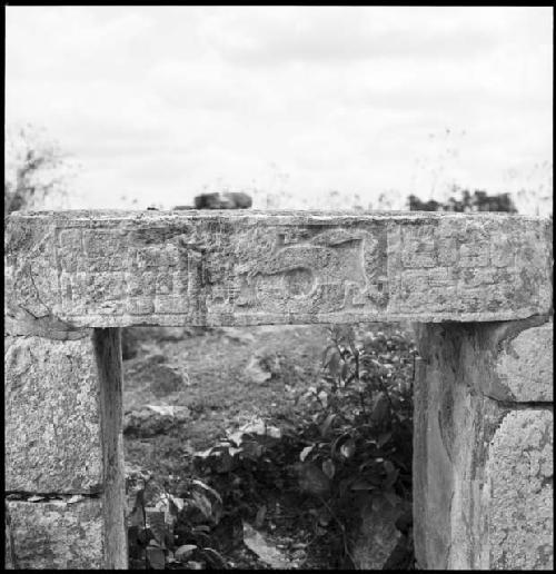 Lintel 4 from the Temple of Four Lintels at Chichen Itza