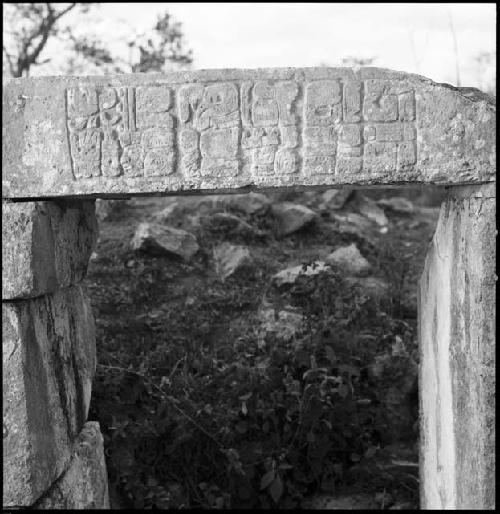 Lintel 3 from the Temple of Four Lintels at Chichen Itza