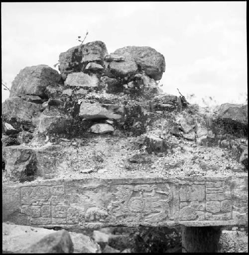 Lintel 1 from Temple of the Four Lintels at Chichen Itza