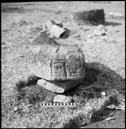 Stela base (Monument 43) at Tonina