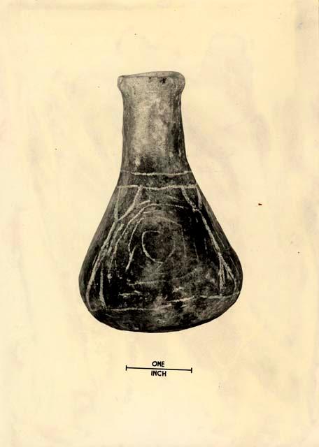 Small bottle from burial