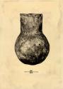 Small bottle with burial A-16, vessel was carved after firing
