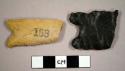 Stone projectile points, fluted