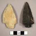 Stone projectile points, stemmed