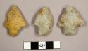 Stone projectile points, stemmed