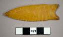 Cast, projectile point, lanceolate