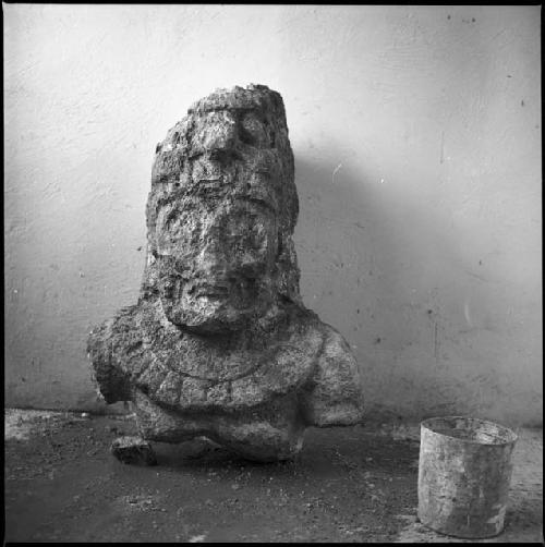 Sculpted head from Mopila