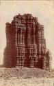 Organ Butte - a red rock in southeastern Utah, standing four hundred feet above