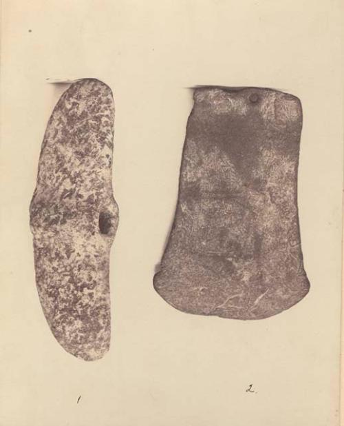 Two stone tools