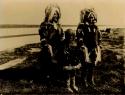 Two Inuit women and a child