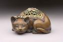 Incense burner in the form of a cat