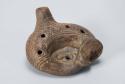 Four hole ocarina - in form of serpent