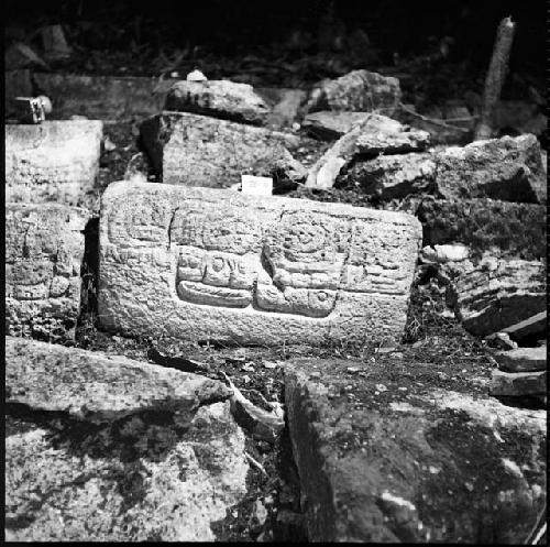 Stone from Hieroglyphic Stairway 1 of Structure 5 at Yaxchilan