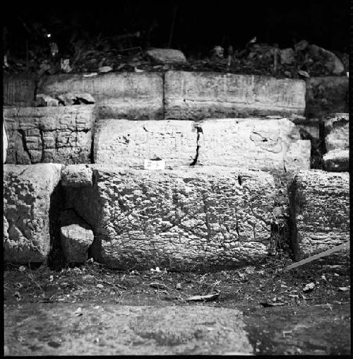 Stone from Hieroglyphic Stairway 1 of Structure 5 at Yaxchilan