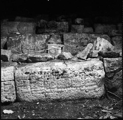 Stone from Hieroglyphic Stairway 1 of Structure 5 at Yaxchilan