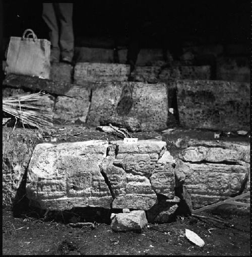 Stone from Hieroglyphic Stairway 1 of Structure 5 at Yaxchilan